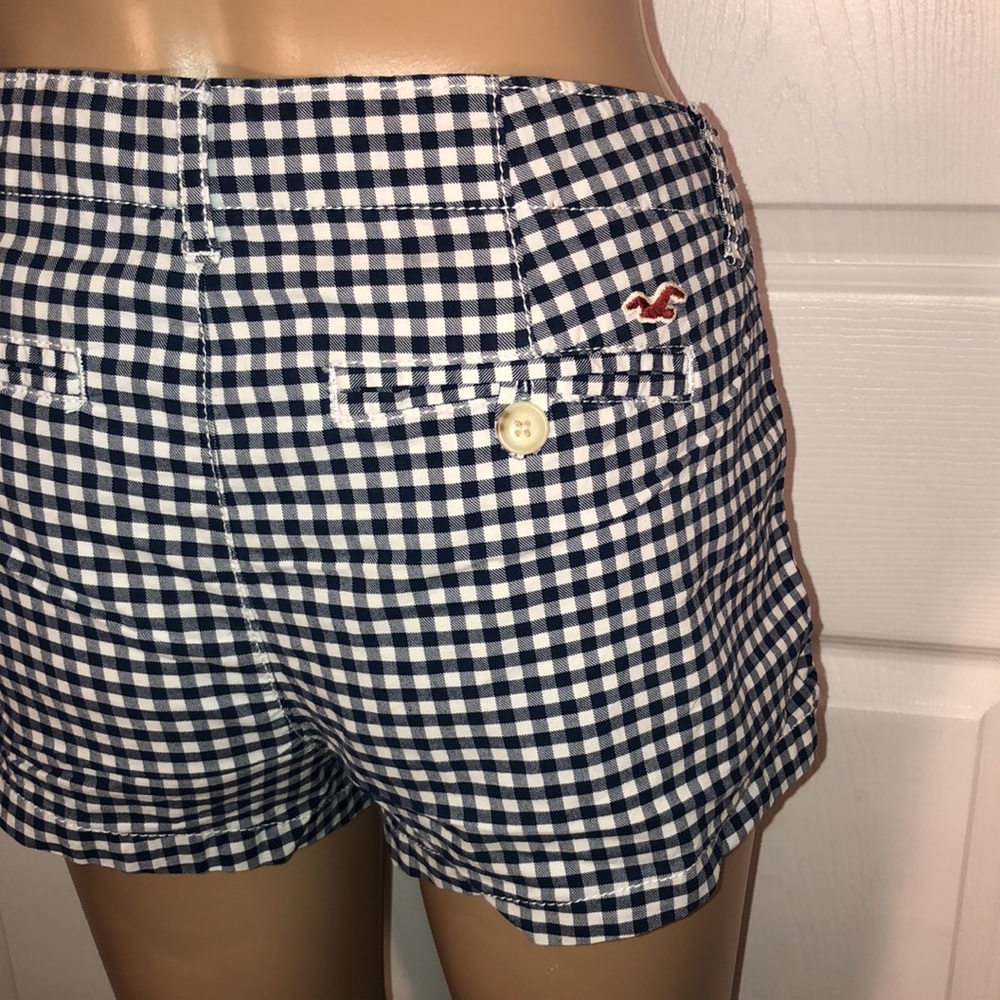 Hollister Blue/White Shorts 7/28 - Picture 5 of 7